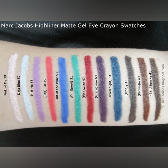 Marc Jacobs Highliner Matte Gel Eye Crayon in (Pop)ular - Picture 7 of 7